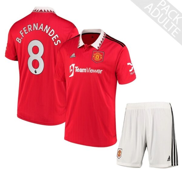 PACK MANCHESTER UNITED DOMICILE BRUNO FERNANDES ADULTE 2022-2023