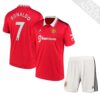 10011 PACK MANCHESTER UNITED DOMICILE RONALDO. ENSEMBLE ADULTE MAILLOT ET SHORT 2022 2023