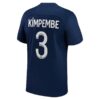 10112 PACK PSG DOMICILE KIMPEMBE. ENSEMBLE ADULTE MAILLOT ET SHORT 2022 2023