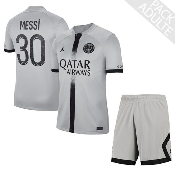 PACK PSG EXTERIEUR MESSI ADULTE SAISON 2022-2023