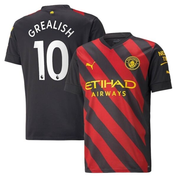 MAILLOT MANCHESTER CITY EXTERIEUR GREALISH 2022-2023