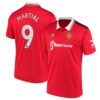 8881 MAILLOT MANCHESTER UNITED DOMICILE MARTIAL 2022 2023