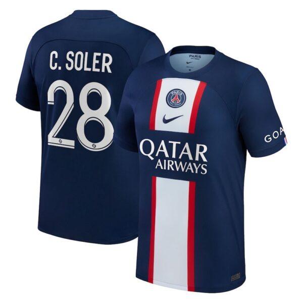 MAILLOT PSG DOMICILE CARLOS SOLER 2022-2023