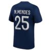 9068 MAILLOT PSG DOMICILE NUNO MENDES 2022 2023