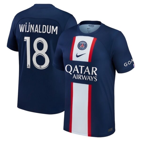 MAILLOT PSG DOMICILE WIJNALDUM 2022-2023