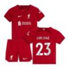 9588 PACK JUNIOR LIVERPOOL DOMICILE LUIS DIAZ. ENSEMBLE MAILLOT ET SHORT 2022 2023
