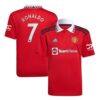 9664 PACK JUNIOR MANCHESTER UNITED DOMICILE RONALDO. ENSEMBLE MAILLOT ET SHORT 2022 2023