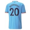 9917 PACK MANCHESTER CITY DOMICILE BERNARDO SILVA. ENSEMBLE ADULTE MAILLOT ET SHORT 2022 2023
