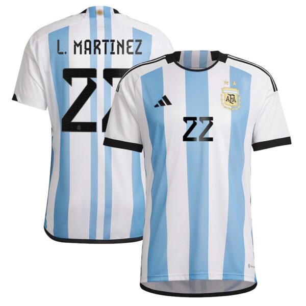 MAILLOT ARGENTINE DOMICILE LAUTARO MARTINEZ 2022-2023