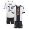 11113 PACK JUNIOR ALLEMAGNE DOMICILE MULLER. ENSEMBLE MAILLOT ET SHORT 2022 2023