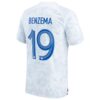 11129 PACK FRANCE EXTERIEUR BENZEMA . ENSEMBLE ADULTE MAILLOT ET SHORT 2022 2023