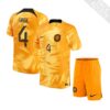 11289 PACK PAYS BAS DOMICILE VIRGIL VAN DIJK . ENSEMBLE ADULTE MAILLOT ET SHORT 2022 2023