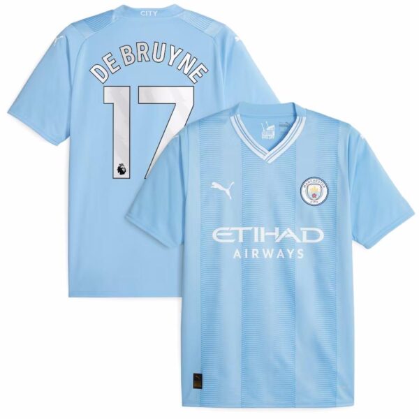 MAILLOT MANCHESTER CITY DOMICILE DE BRUYNE 2023-2024