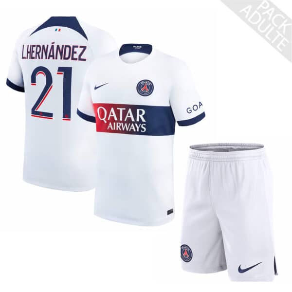 PACK PSG EXTERIEUR LUCAS HERNANDEZ ADULTE 2023-2024