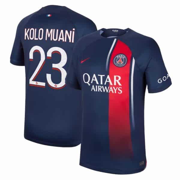 MAILLOT PSG DOMICILE KOLO MUANI 2023-2024