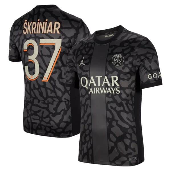 MAILLOT PSG THIRD SKRINIAR 2023-2024