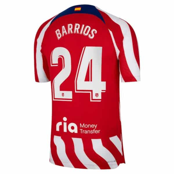 MAILLOT ATLETICO MADRID DOMICILE BARRIOS VERSION VAPOR MATCH 2023-2024