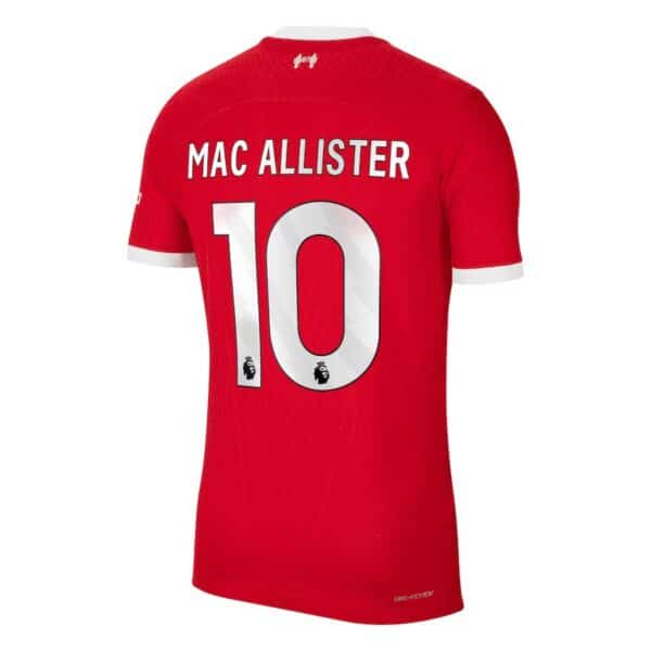 MAILLOT LIVERPOOL DOMICILE MAC ALLISTER VERSION VAPOR MATCH 2023-2024