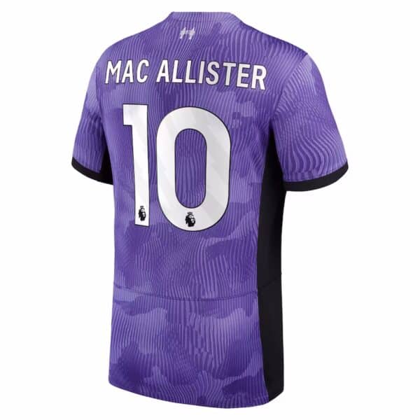 PACK LIVERPOOL THIRD MAC ALLISTER ADULTE 2023-2024