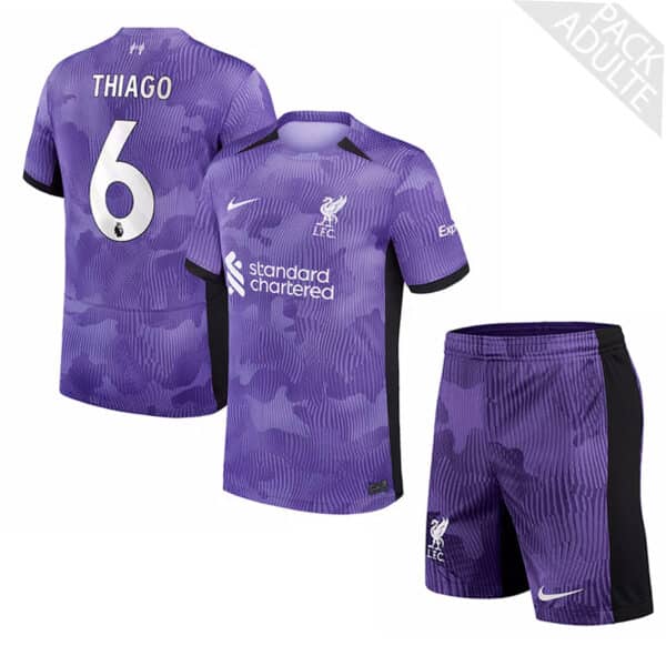 PACK LIVERPOOL THIRD THIAGO ADULTE 2023-2024