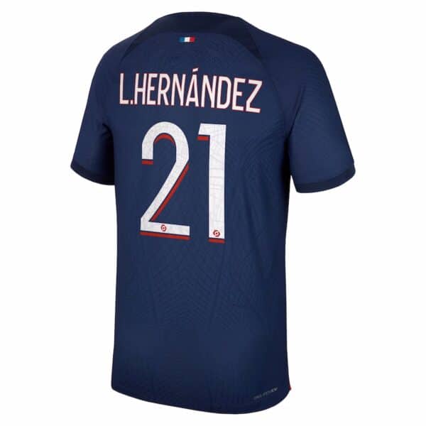 MAILLOT PSG DOMICILE LUCAS HERNANDEZ VERSION VAPOR MATCH 2023-2024