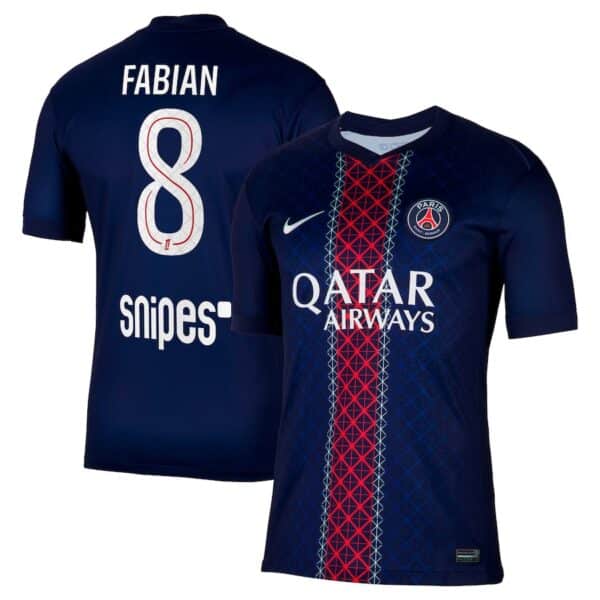MAILLOT PSG DOMICILE FABIAN RUIZ SAISON 2025-2026