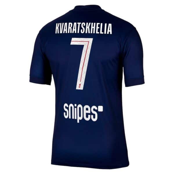 MAILLOT PSG DOMICILE KVARATSKHELIA SAISON 2025-2026