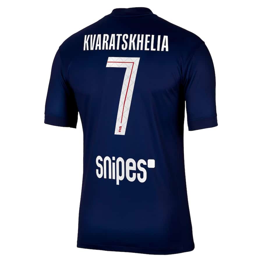 MAILLOT PSG DOMICILE KVARATSKHELIA SAISON 2025-2026