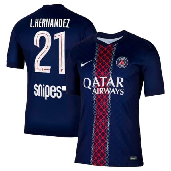 MAILLOT PSG DOMICILE LUCAS HERNANDEZ SAISON 2025-2026