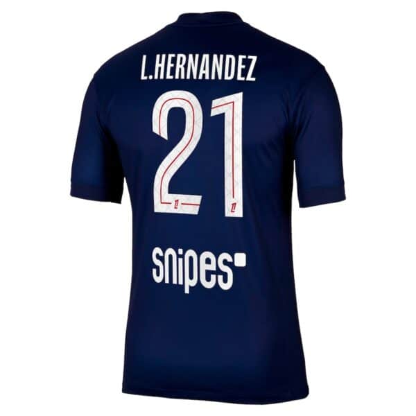 MAILLOT PSG DOMICILE LUCAS HERNANDEZ SAISON 2025-2026