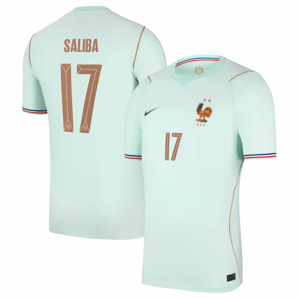 MAILLOT FRANCE EXTERIEUR SALIBA 2026-2027 MAILLOT FRANCE EXTERIEUR SALIBA 2026-2027