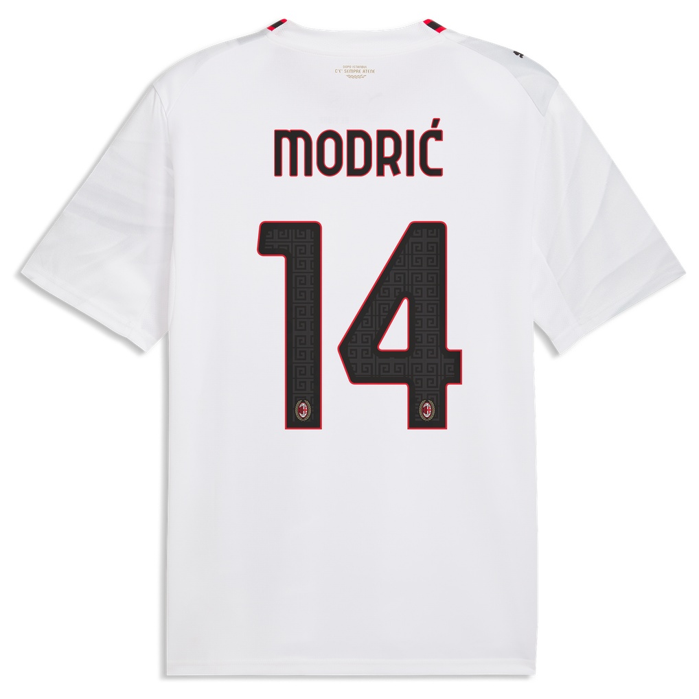 MAILLOT AC MILAN EXTERIEUR LUKA MODRIĆ 2026-2027 MAILLOT AC MILAN EXTERIEUR LUKA MODRIĆ 2026-2027