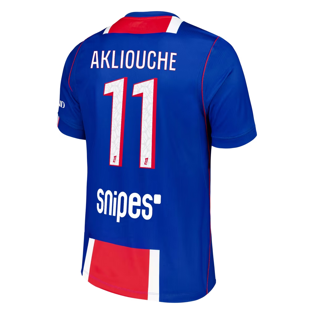 MAILLOT PSG DOMICILE AKLIOUCHE 2026-2027